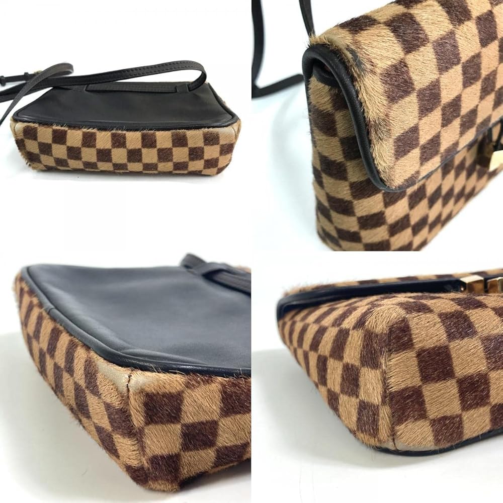 LOUIS VUITTON ダミエ　ショルダーバッグ　ハラコ　ソバージュ ガゼル LOUIS VUITTON ルイヴィトン M92130 ダミエソバージュ ガゼル